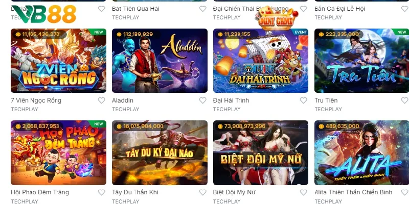 Các tựa game nổ hũ jackpot khủng tại VB88 Các tựa game nổ hũ jackpot khủng tại VB88