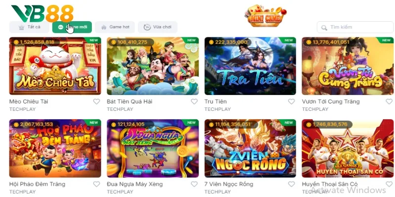 Kho game nổ hũ VB88 siêu khủng hơn 100 lựa chọn Kho game nổ hũ VB88 siêu khủng hơn 100 lựa chọn